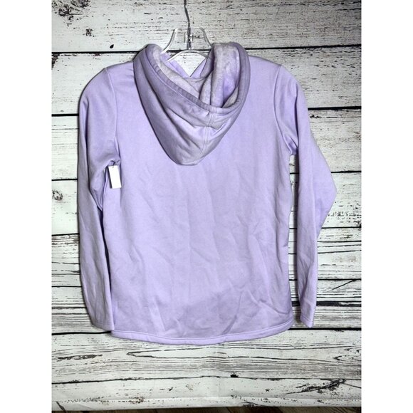 Athletic Works Lavender Hooded Sweatshirt L 10-12 Youth - Picture 2 of 8